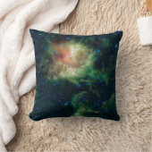 Pacmanか燃えるような星の星雲の枕 クッション (ブランケット)