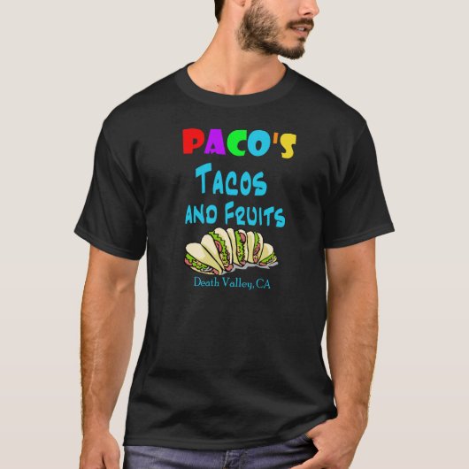 Pacoのタコス(2味方される) Tシャツ (正面)