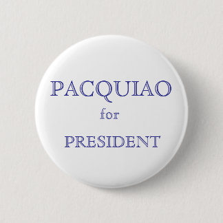 PACQUIAO、のために、大統領 缶バッジ