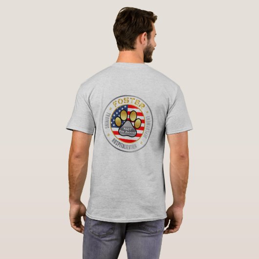 PACTフロント/バックTシャツ Tシャツ (裏面フル)
