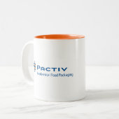Pactivのコーヒー・マグ ツートーンマグカップ (正面左)