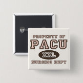 PACUのナースボタンの特性 缶バッジ (正面&裏面)