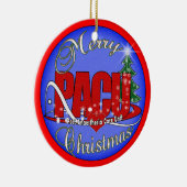 PACUの後麻酔の心配の単位のクリスマスのオーナメント セラミックオーナメント (右)