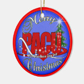 PACUの後麻酔の心配の単位のクリスマスのオーナメント セラミックオーナメント (左)