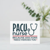 PACUナースは医師にもヒーローが必要 ポストカード (スタンド正面)