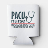 PACUナースは医師にもヒーローが必要 缶クーラー (裏面)