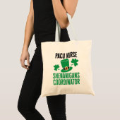 PACUナースSt patricks dayシェナニガンコーディネーター トートバッグ (正面(商品))