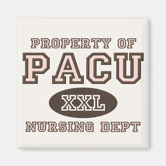 PACU看護部ナース磁石の特性 マグネット (正面)