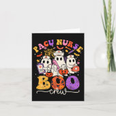 Pacu Boo Crew Costume Funny Nurse Ghost Halloween  カード (正面)