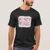 PACU CRNA ICU ER Nurse V Is For Versed Valentines  Tシャツ (正面)