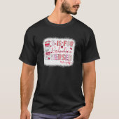 PACU CRNA ICU ER Nurse V Is For Versed Valentines  Tシャツ (正面)