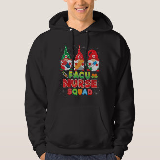 PACU Nurse Squad Christmas Gnomes Ugly Sweater Gno パーカ