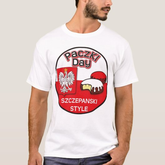 Paczki日- Szczepanskiのスタイル Tシャツ (正面)