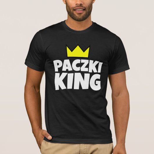 PACZKI ドーナツキング メンズTシャツ Tシャツ (正面)