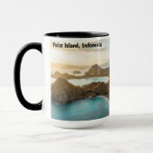 Padar Island Sunset Landscape Canvas マグカップ (左)