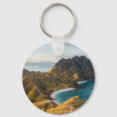 Padar Island Sunset Landscape Keychains キーホルダー (裏面)