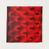 Padding cushion, Vintage red padding cushion textu タペストリー (正面(横))