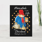 Paddington Bear Xmas Marmalade For Life Cute Merry カード (正面)