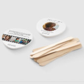 Paddle Funeral Hand Fan – Rounded Corners ハンドファン (組立なし)