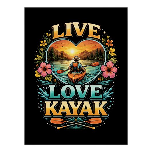 Paddle Into the Sunset ポスター (正面)