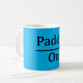 Paddle On Design - クラシックマグ コーヒーマグカップ (正面左)