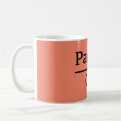 Paddle On Design - クラシックマグ コーヒーマグカップ (左)
