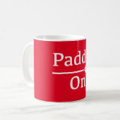 Paddle On Design - クラシックマグ コーヒーマグカップ (正面左)