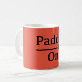Paddle On Design - クラシックマグ コーヒーマグカップ (正面左)