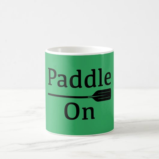 Paddle On Design - クラシックマグ コーヒーマグカップ (中央)