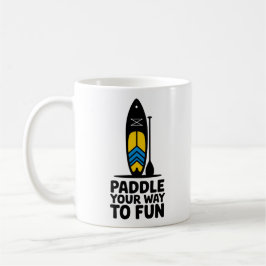 Paddle Your Way to Fun SUP Design コーヒーマグカップ