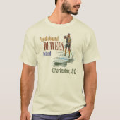 Paddleboard Deweesの島、チャールストン、SC Tシャツ (正面)
