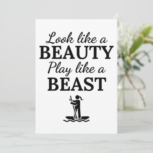 Paddleboard: Look like a beauty play like a beast. カード (スタンド正面)