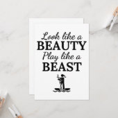 Paddleboard: Look like a beauty play like a beast. カード (正面/裏面インサイチュ)