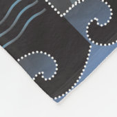 Paddleboarderを立てて下さい フリースブランケット (角)