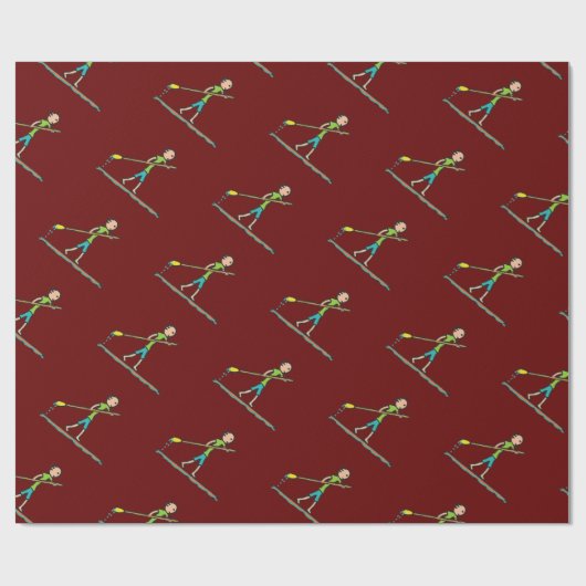 Paddleboarding ラッピングペーパー (フラット)