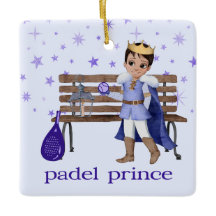 PADEL オブジェ – ブルーのチャーミングなPADELプリンス