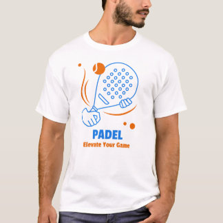Padel：ゲームを昇格する Tシャツ