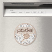 Padel マグネット - スペインタイルの雰囲気 タウペブラウン (インサイチュ (食洗機))