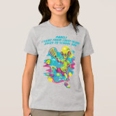 👽Padel Behold—the “Lil’ Smashonaut Supreme” Kids トライブレンドＴシャツ (正面)