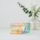 Padel Business Card - Vibrant Padel Style-1 名刺 (スタンド正面)