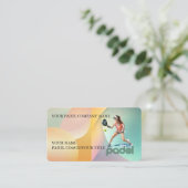 Padel Business Card - Vibrant Padel Style 3 名刺 (スタンド正面)