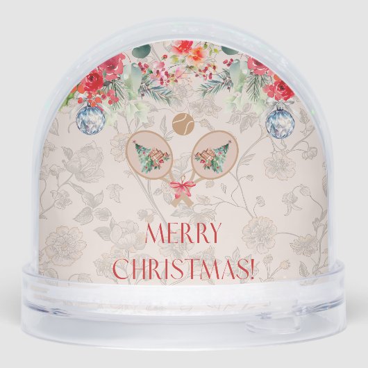 Padel Christmas Snow Globe – A Holiday Padel Angel (裏面)