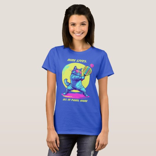 🐈‍⬛Padel CLAWS OUT. GAME ON Tシャツ (正面フル)