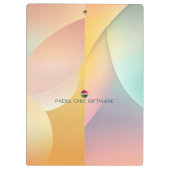 Padel Clipboard – Vibrant Padel Style クリップボード (裏面)