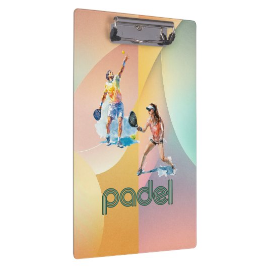 Padel Clipboard – Vibrant Padel Style クリップボード (右)