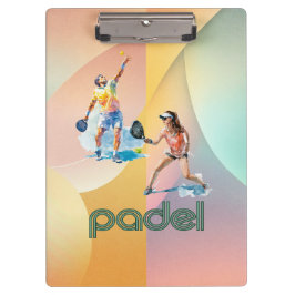 Padel Clipboard – Vibrant Padel Style クリップボード