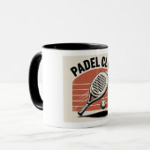 Padel club Mug マグカップ (正面左)