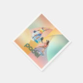 Padel Cocktail Napkin – The Vibrant Padel Style スタンダードカクテルナプキン (角)