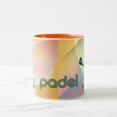 Padel Coffee Mug: Vibrant Style Collection Vol.1 ツートーンマグカップ (中央)