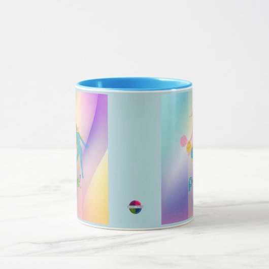 PADEL COFFEE MUG– VIBRANT STYLE for HER BRIGHTS マグカップ (中央)